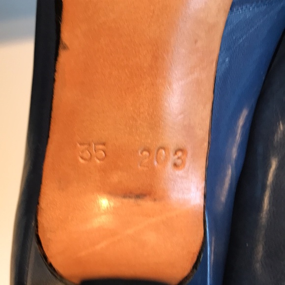 Vintage Bally blue & white pumps size EU 35 - Picture 9 of 12